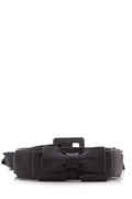 Chanel 2008 Black Leather Bow Belt SZ 90/36 – Accessorio premium elegante