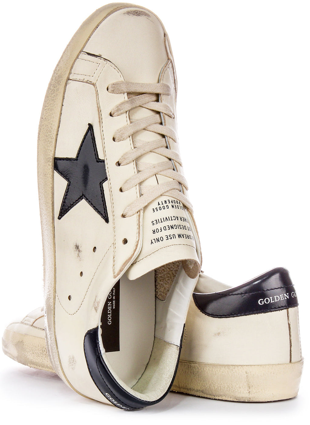 Golden goose notte blue distress