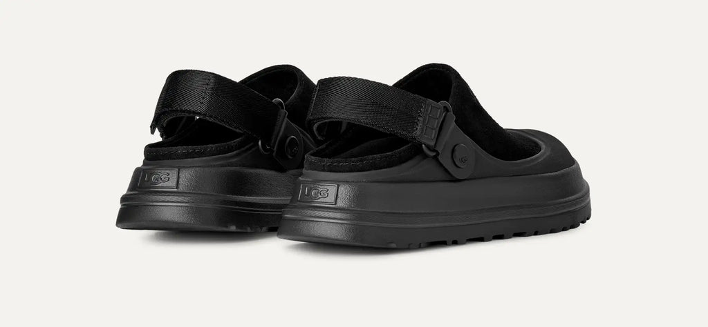 UGG GoldenGlow Suede Mules Women's in Black