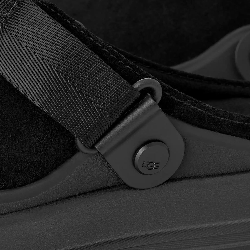 UGG GoldenGlow Suede Mules Women's in Black