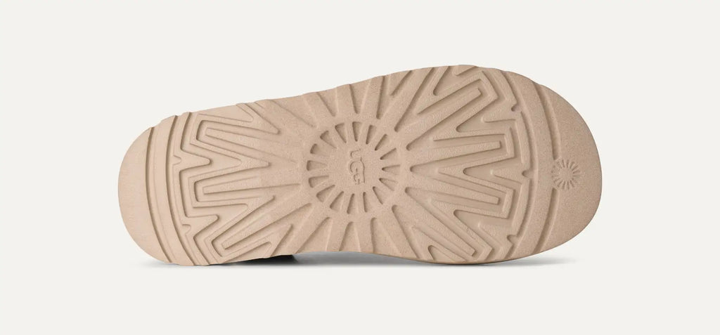 UGG Women's GoldenGlow Suede Mules in Chestnut
