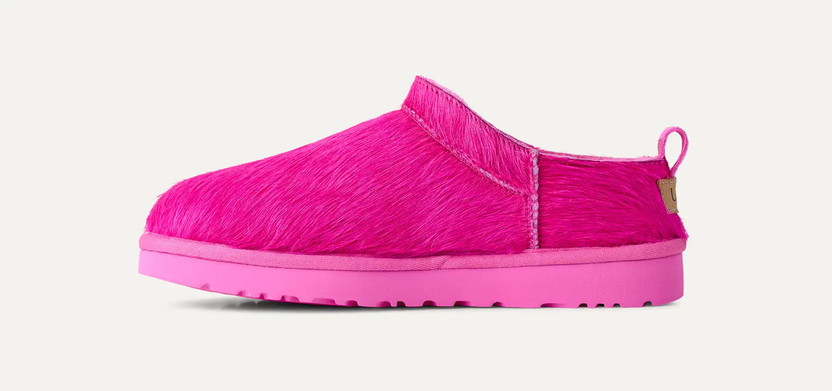 UGG Classic Micro Calf Hair Boot Women's in Bright Fuchsia
