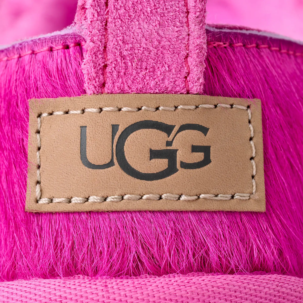 UGG Classic Micro Calf Hair Boot Women's in Bright Fuchsia