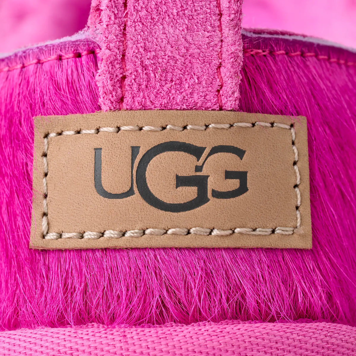 UGG Classic Micro Calf Hair Boot Women's in Bright Fuchsia