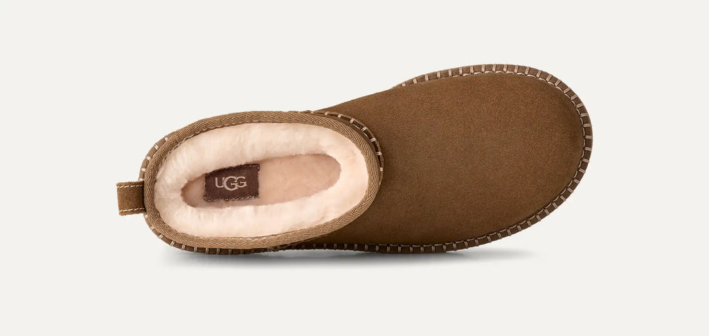 UGG Stivali Classic Ultra Mini Botanic Donna in Light Bronze