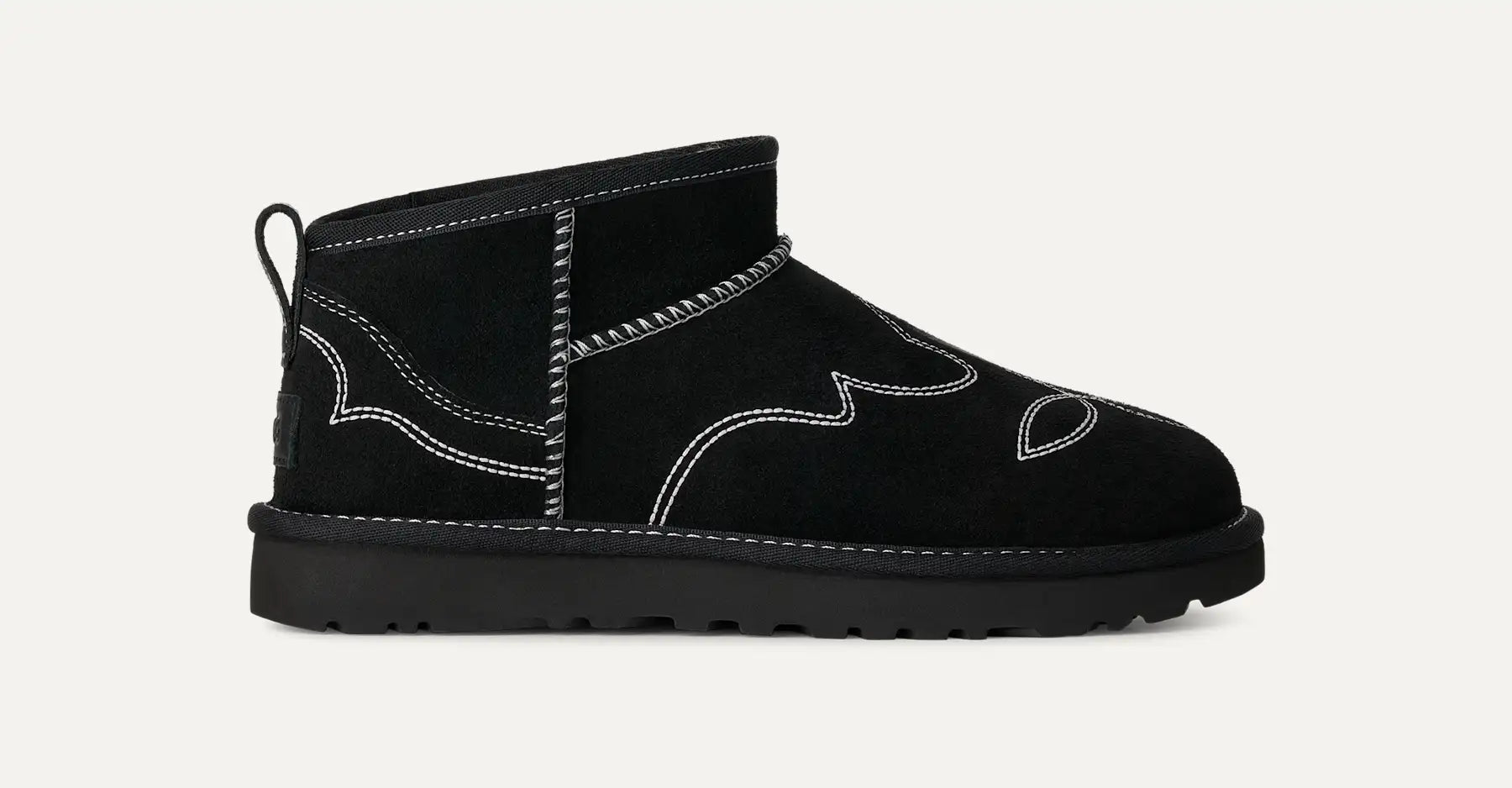 UGG Stivali Classic Ultra Mini Western Donna in Black