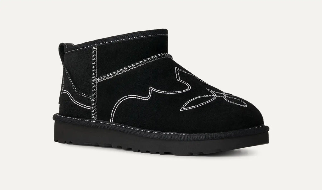 UGG Women's Classic Ultra Mini Western Boots in Black