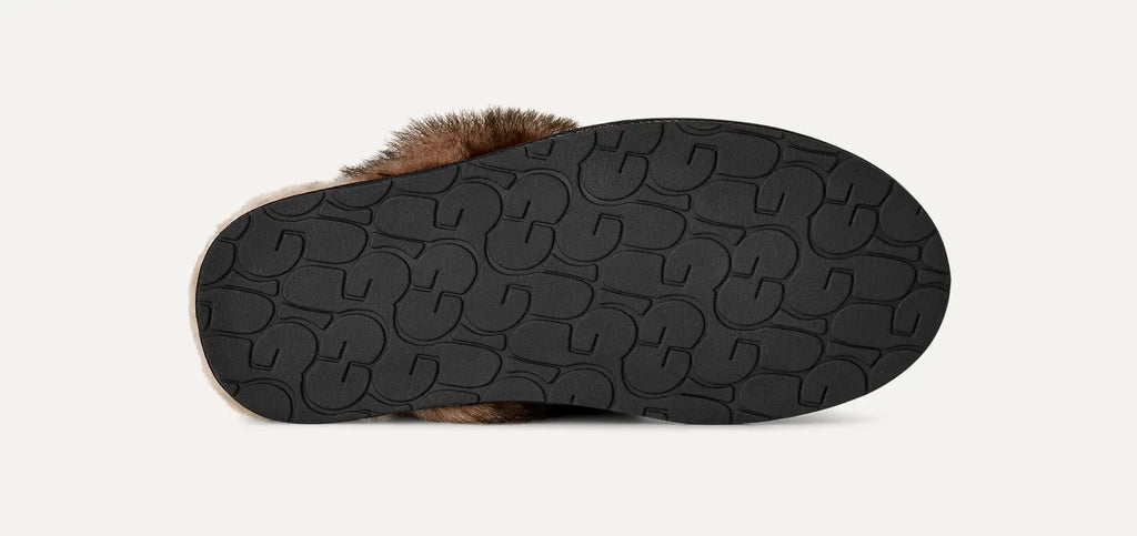 UGG Women's Scuffette Nubuck Slippers in Black