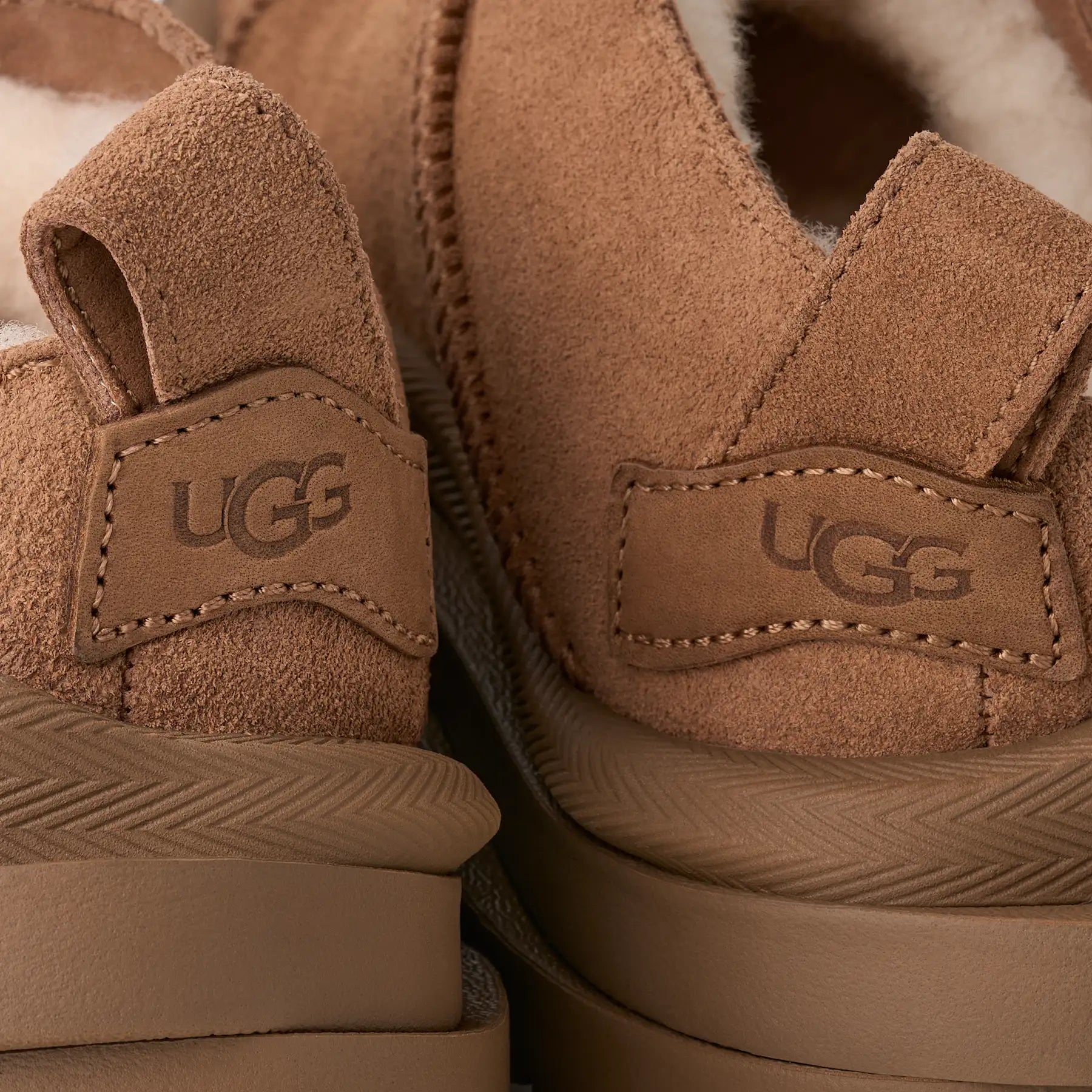 UGG Women's Classic Micro Distort Boots in Chestnut