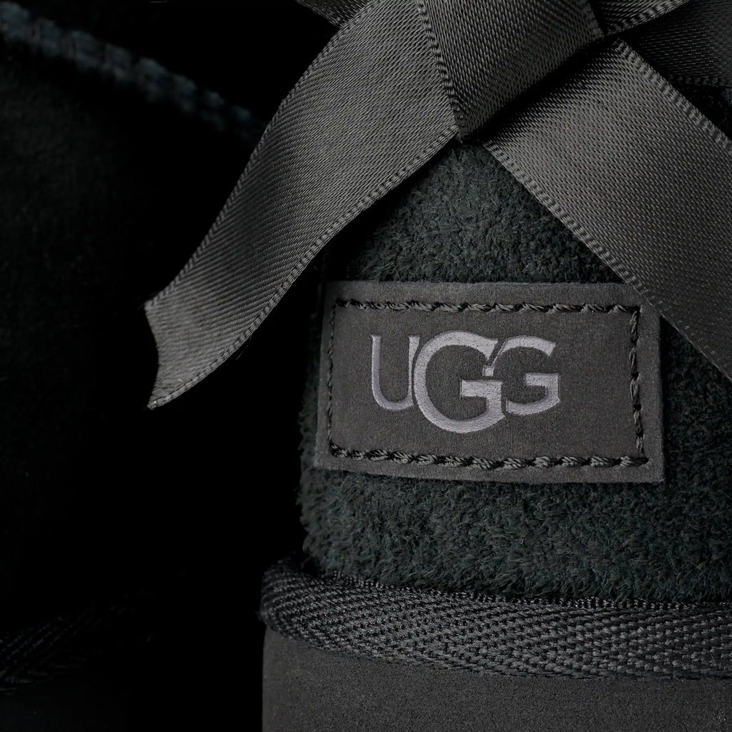 UGG Ultra Mini Bailey Bow Women's Boots in Black