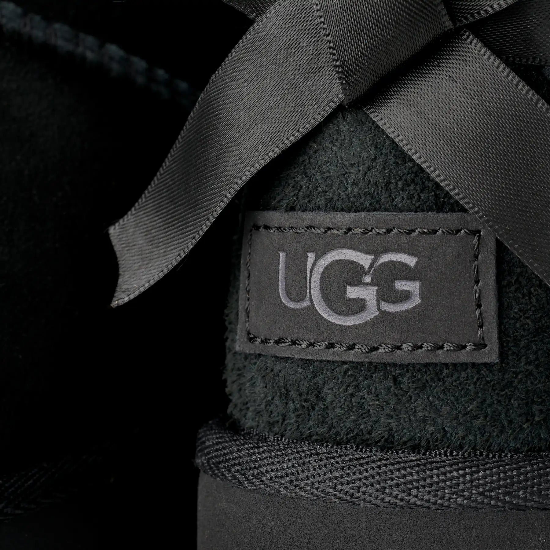 UGG Ultra Mini Bailey Bow Women's Boots in Black