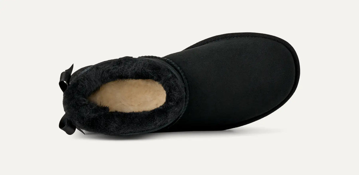 UGG Ultra Mini Bailey Bow Women's Boots in Black