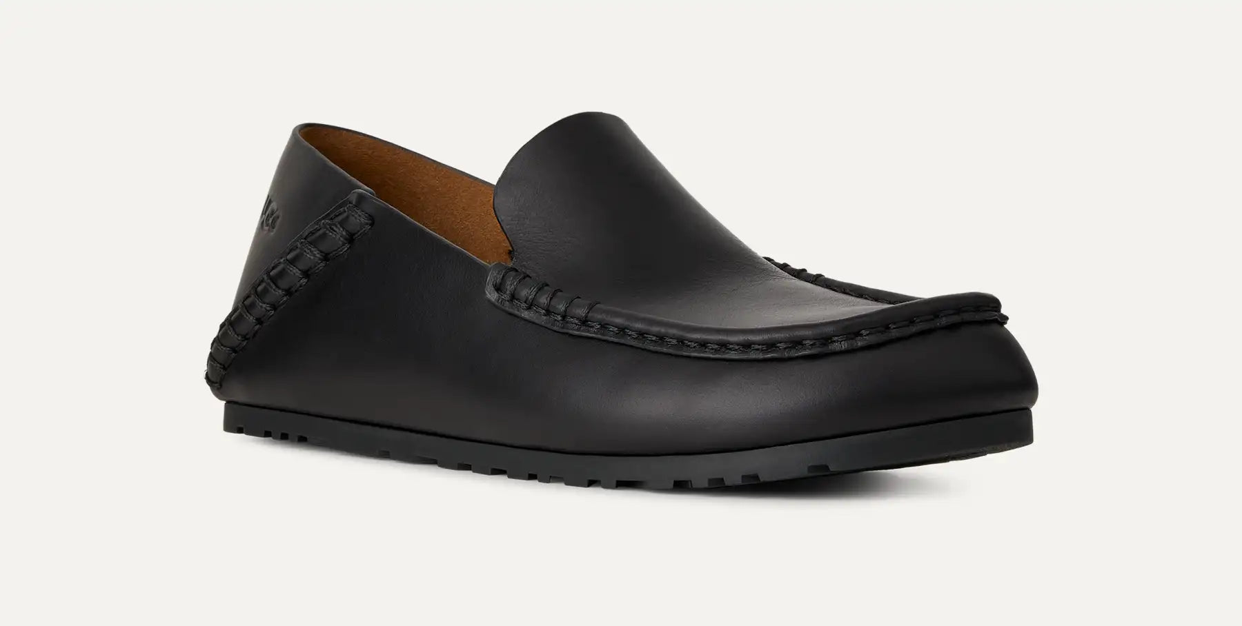 UGG Eldrie Women's Moccasins in Black Leather