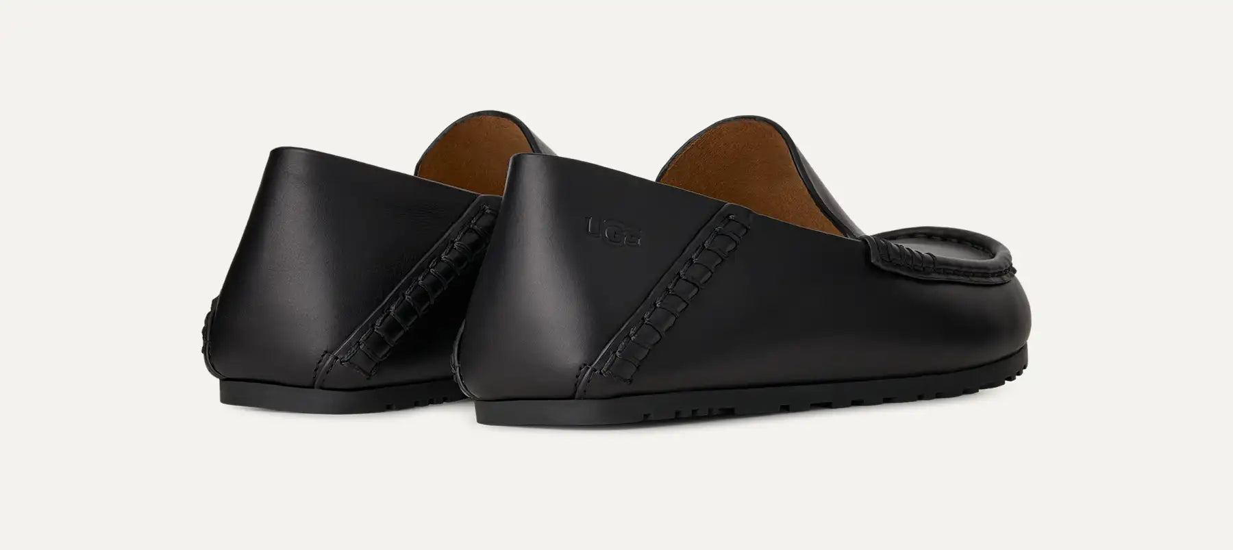 UGG Eldrie Women's Moccasins in Black Leather