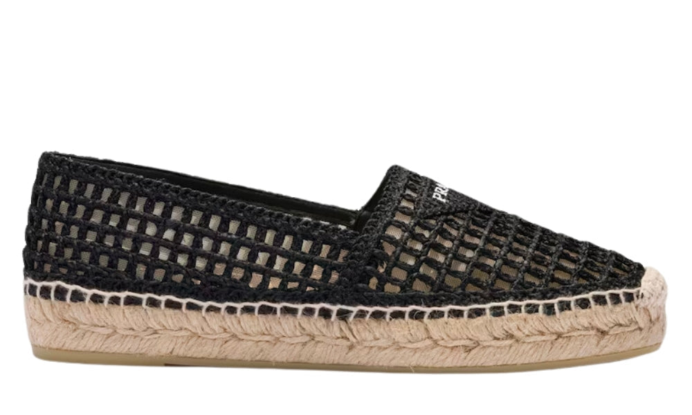 Prada Crochet espadrilles 'Black'