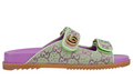 Gucci Logo-embellished Sandals in GG Crystal Canvas