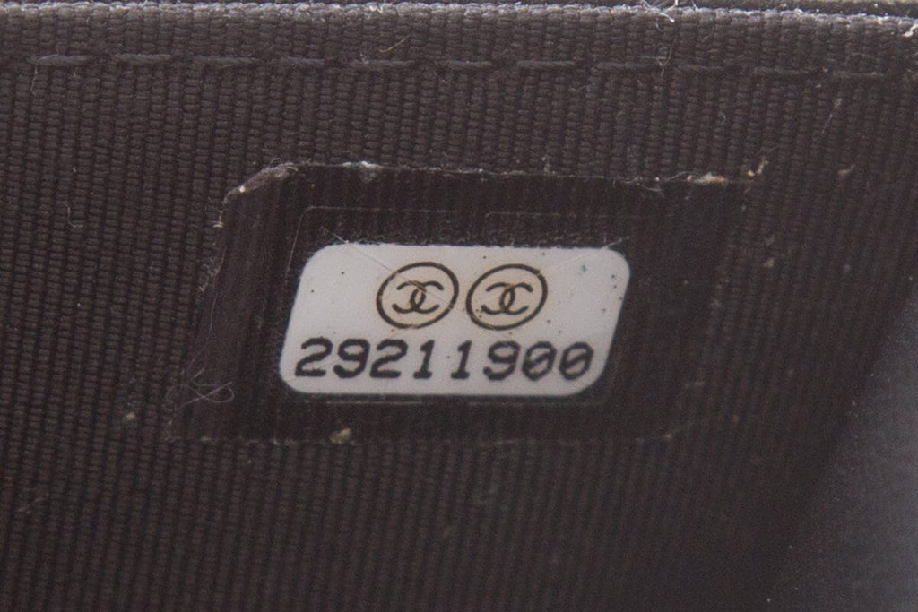Chanel 2020 Black Lambskin Wallet on Chain Cross-Body