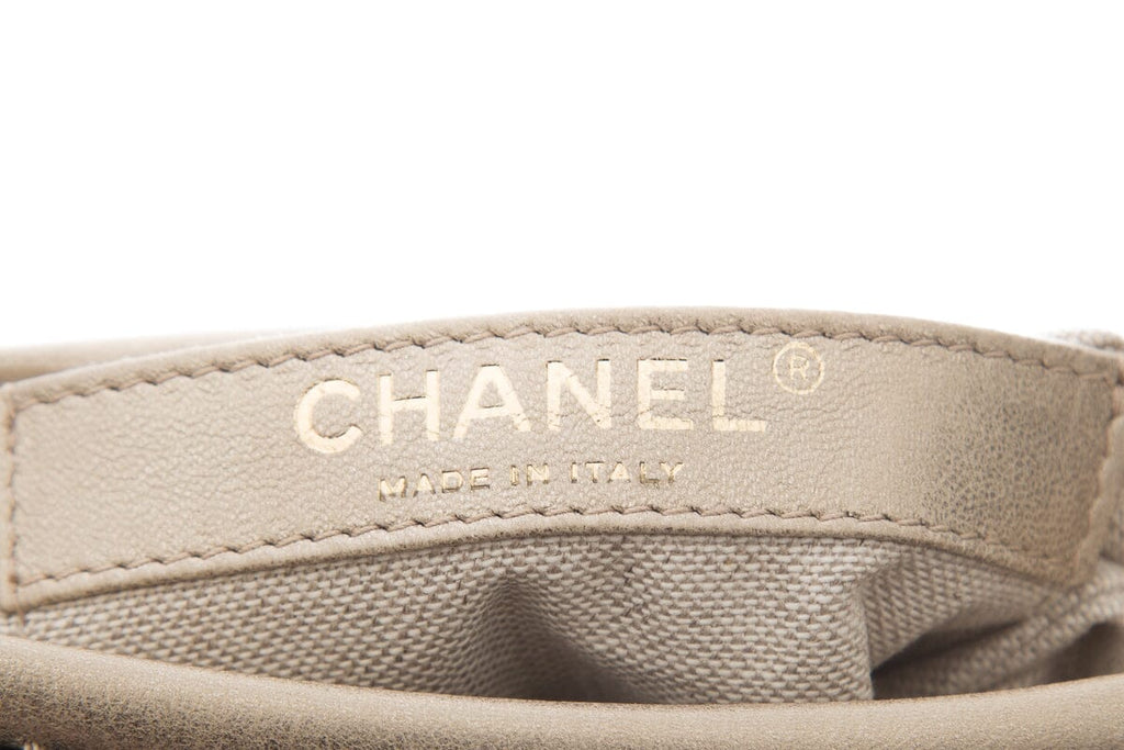 Chanel 2018 Limited Edition Black & Gold Leather & Chain Ring Cross-Body