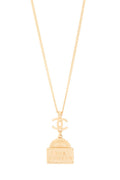 Chanel 2022 Gold Long CC Rue Cambon Necklace