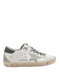 Sneakers Super-Star in pelle bianca e grigia