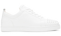 Christian Louboutin Louis Junior Spikes Flat Calf 'White' – Accessorio premium elegante