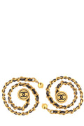 Chanel 1993 Black & Gold Cufflinks – Accessorio premium elegante