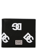 Logo Leather Wallet Portafogli Bianco/Nero – Accessorio premium elegante