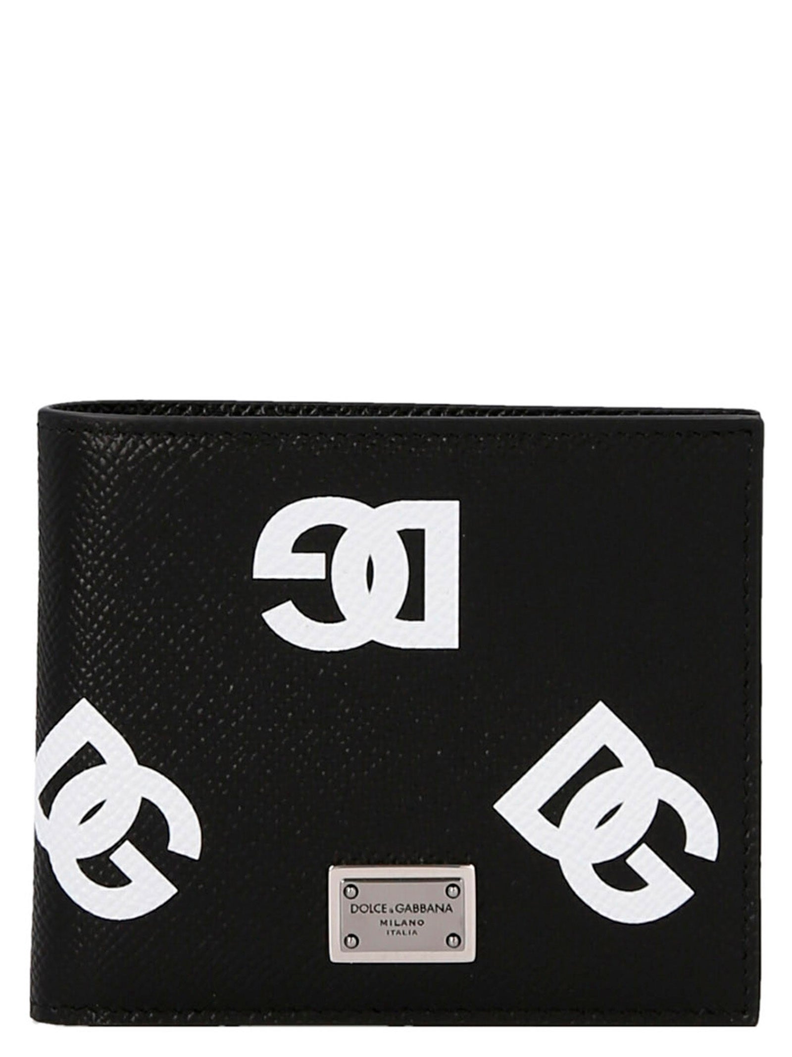Logo Leather Wallet Portafogli Bianco/Nero – Accessorio premium elegante