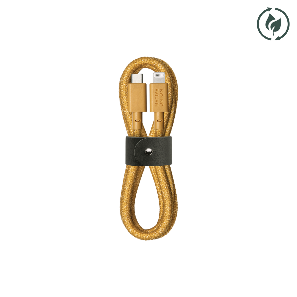 Native Union Belt Cable Ultra Strength USB-C to Lightning Cable 1.2m - Kraft – Accessorio premium elegante