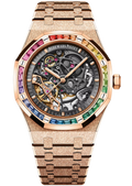 Audemars Piguet Royal Oak Frosted Gold Double Balance Wheel Openworked – Accessorio premium elegante