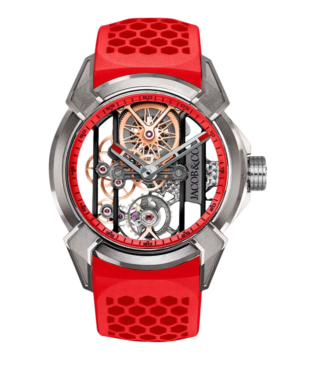 Jacob & Co. Epic X Skeleton - Red – Accessorio premium elegante