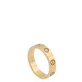 Cartier 18K Pink Gold 1 Diamond Love Wedding Ring 51 – Accessorio premium elegante