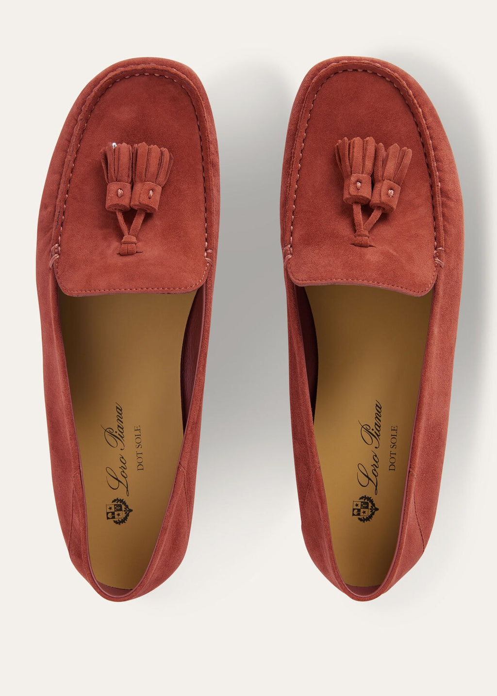 Mocassini Dot Sole Walk in Suède Cannella Donna