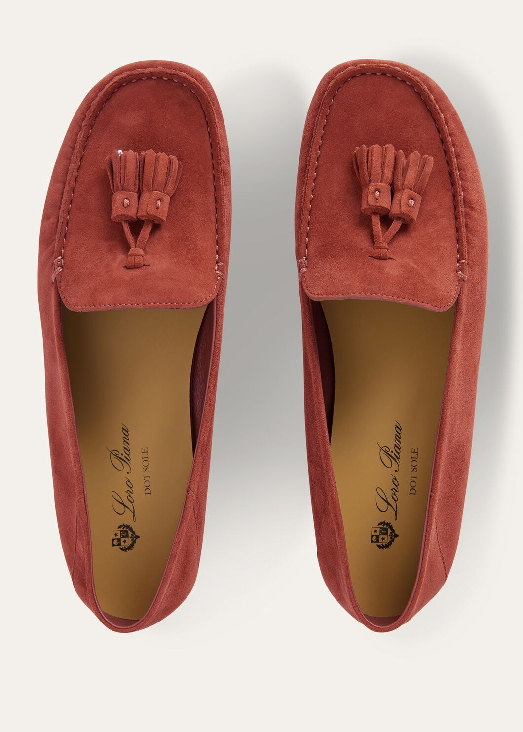 Mocassini Dot Sole Walk in Suède Cannella Donna