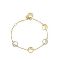 Fendi Gold F is Fendi Bracelet W/ Crystal – Accessorio premium elegante