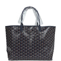 Goyard Goyardine Navy St. Louis PM Tote Bag Palladium Hardware – Accessorio premium elegante