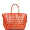 Goyard Goyardine Orange St. Louis PM Tote Bag Palladium Hardware – Accessorio premium elegante
