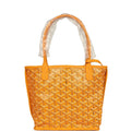 Goyard Goyardine Yellow Anjou Mini Bag Palladium Hardware – Accessorio premium elegante