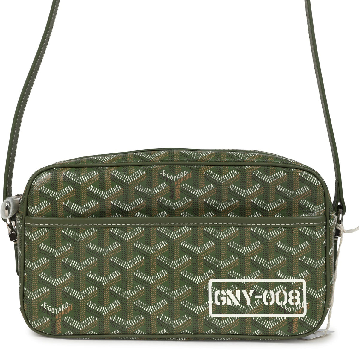 Goyard Goyardine Khaki Cap Vert PM Bag Palladium Hardware – Accessorio premium elegante