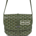 Goyard Goyardine Khaki Belvedere PM Palladium Hardware – Accessorio premium elegante
