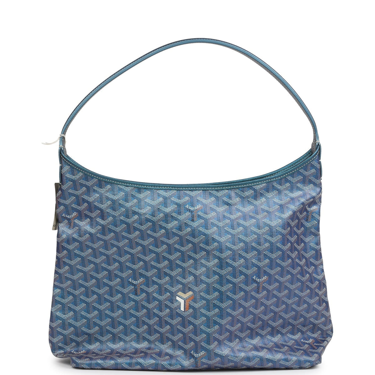 Goyard Goyardine Pearly Blue Boheme PM Hobo Bag Palladium Hardware – Accessorio premium elegante
