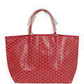 Goyard Goyardine Fuchsia St. Louis GM Tote Bag Palladium Hardware – Accessorio premium elegante