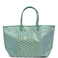 Goyard Goyardine Pearly Green St. Louis PM Tote Bag Palladium Hardware – Accessorio premium elegante