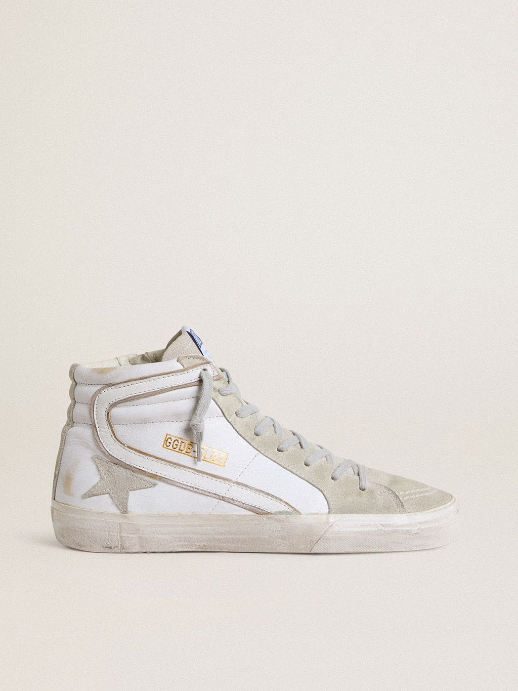 Golden Goose Slide Uomo in Pelle con Dettagli in Camoscio