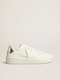 Golden Goose Purestar Uomo Bio Based con Stella Bianca e Talloncino Effetto Specchio