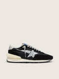 Golden Goose Marathon Uomo con Tomaia in Nylon Ripstop di Colore Nero e Stella Argento