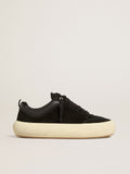 Golden Goose Space Star Cube Uomo in Suede Nero con Stella Traforata