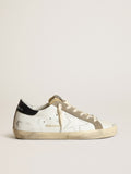 Golden Goose Super-Star Donna con Stella Traforata e Talloncino Color Blu Notte