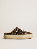 Golden Goose Space Star Sabot Donna in Cavallino Leo con Stella Nera
