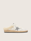 Golden Goose Ball Star Sabot con Stella in Glitter e Fodera in Shearling